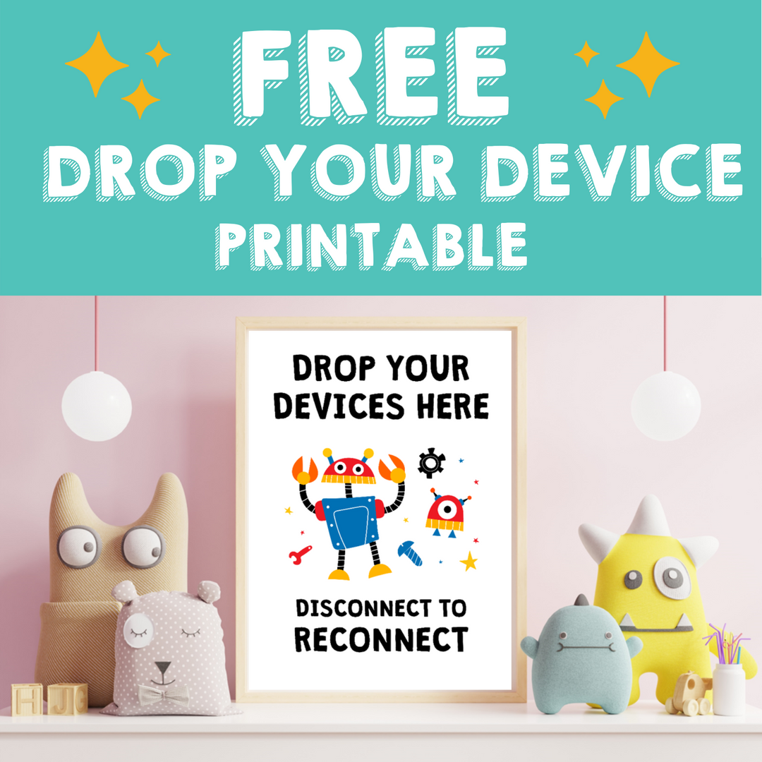 Free Drop Your Device Printable 