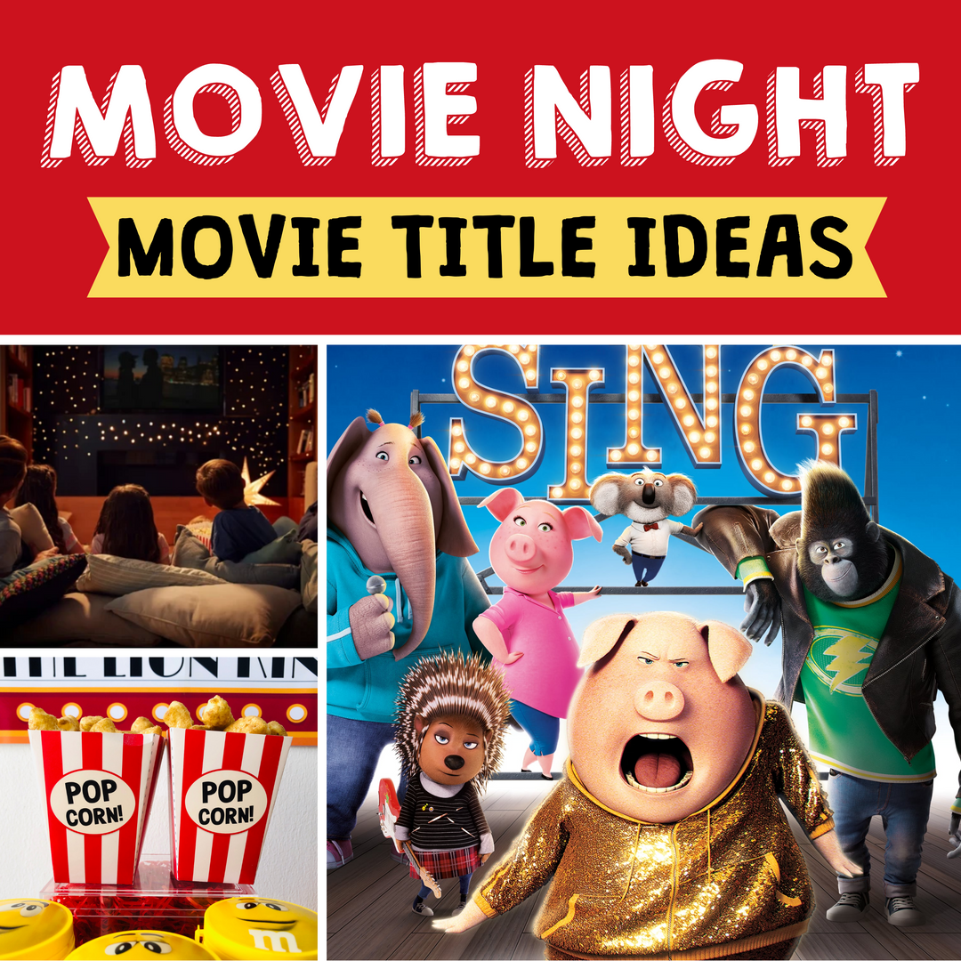 Movie Night Party: Movie Titles for Kids