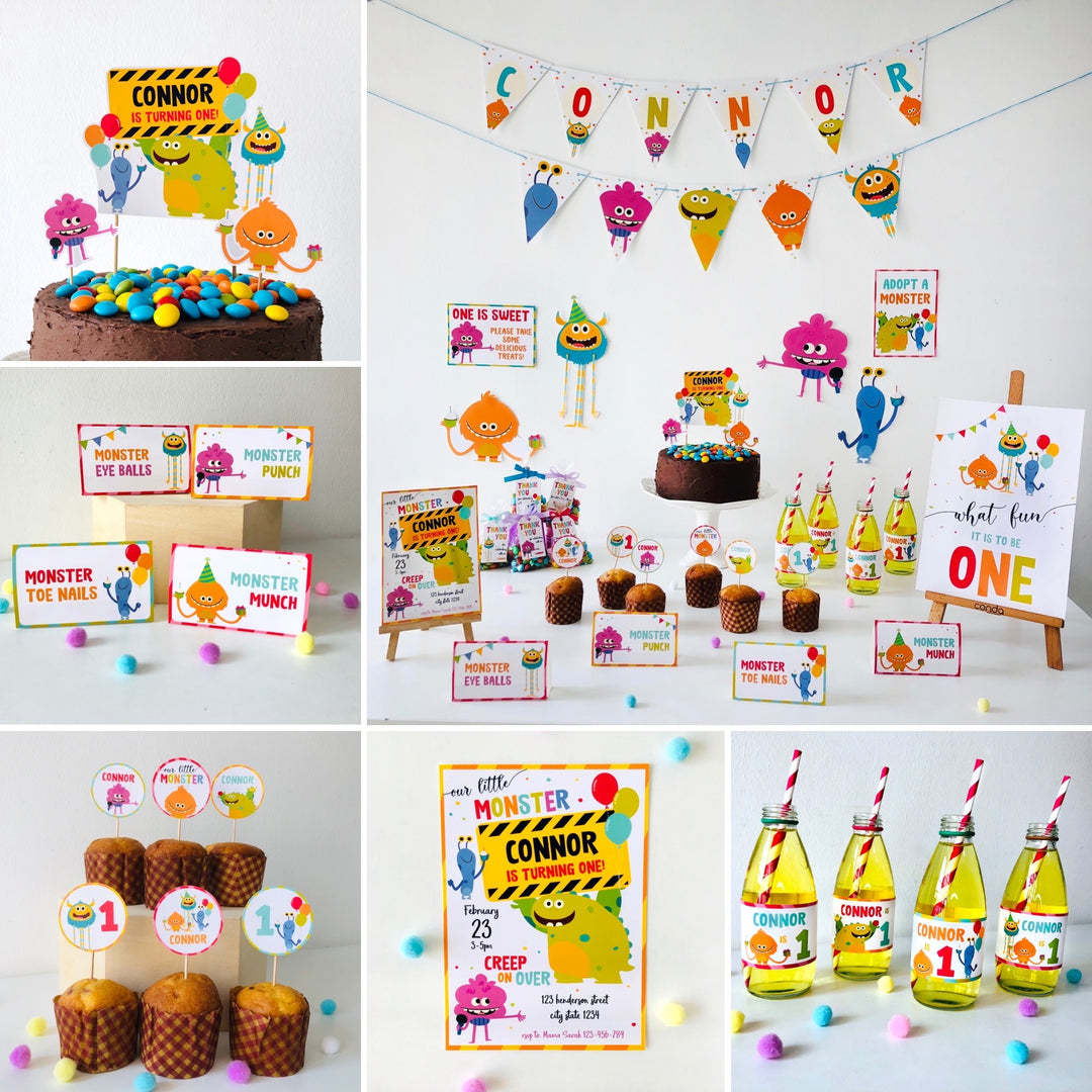 Super Simple Monsters Party Decorations