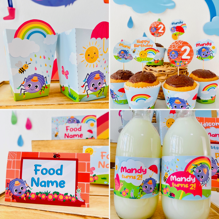 Incy Wincy Spider Party Decorations Kit