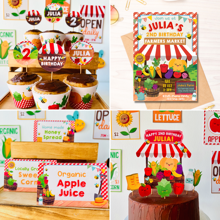 Farmers' Market Party Decorations Kit
