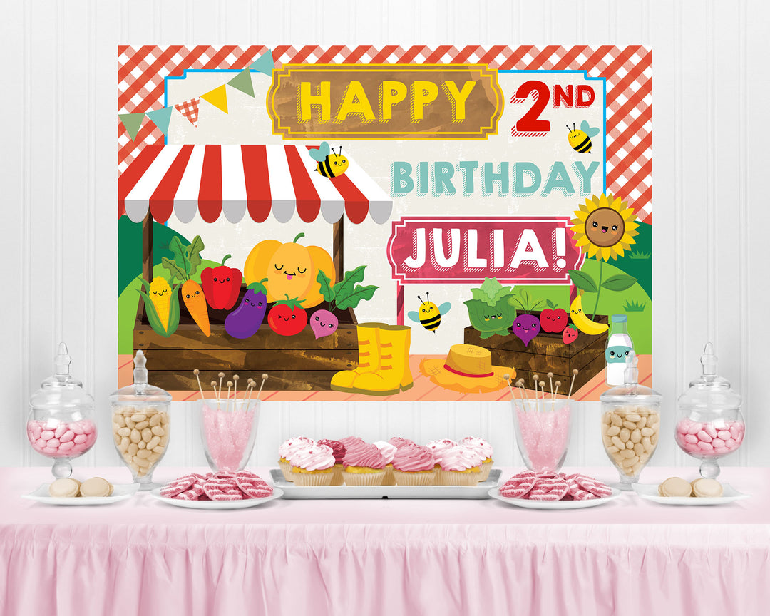 Farmers' Market Backdrop