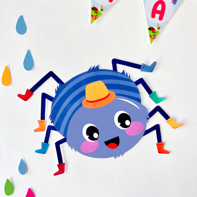 Incy Wincy Spider Cut Outs Printable Pigsy Party PigsyParty Incy Wincy Spider Cut Outs Printable Pigsy Party PigsyParty