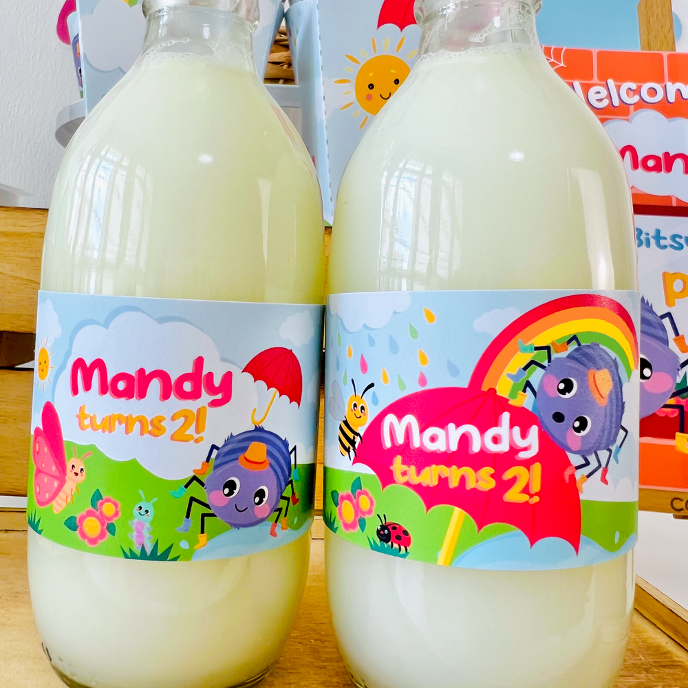 Incy Wincy Spider Bottle Wrappers