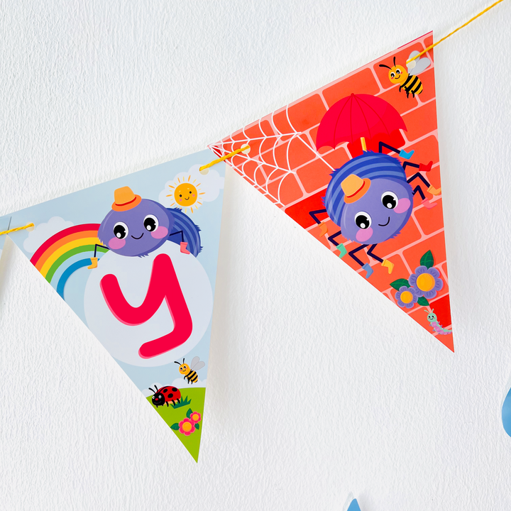 Incy Wincy Spider Birthday Banner