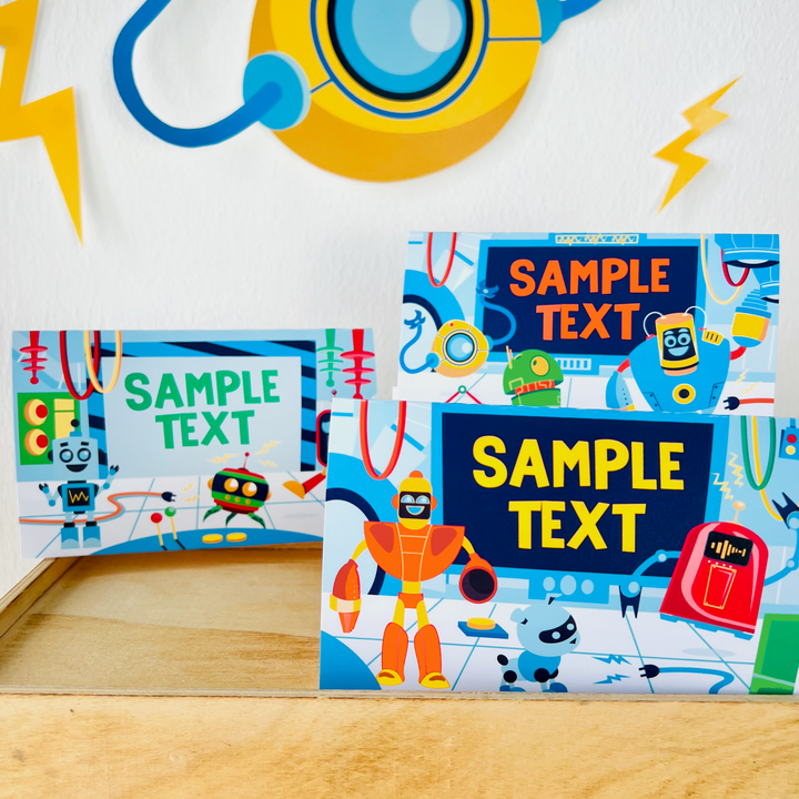 Robots Party Decorations Kit