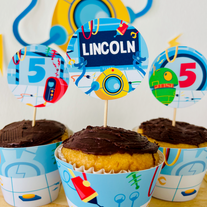 Robots Party Decorations Kit