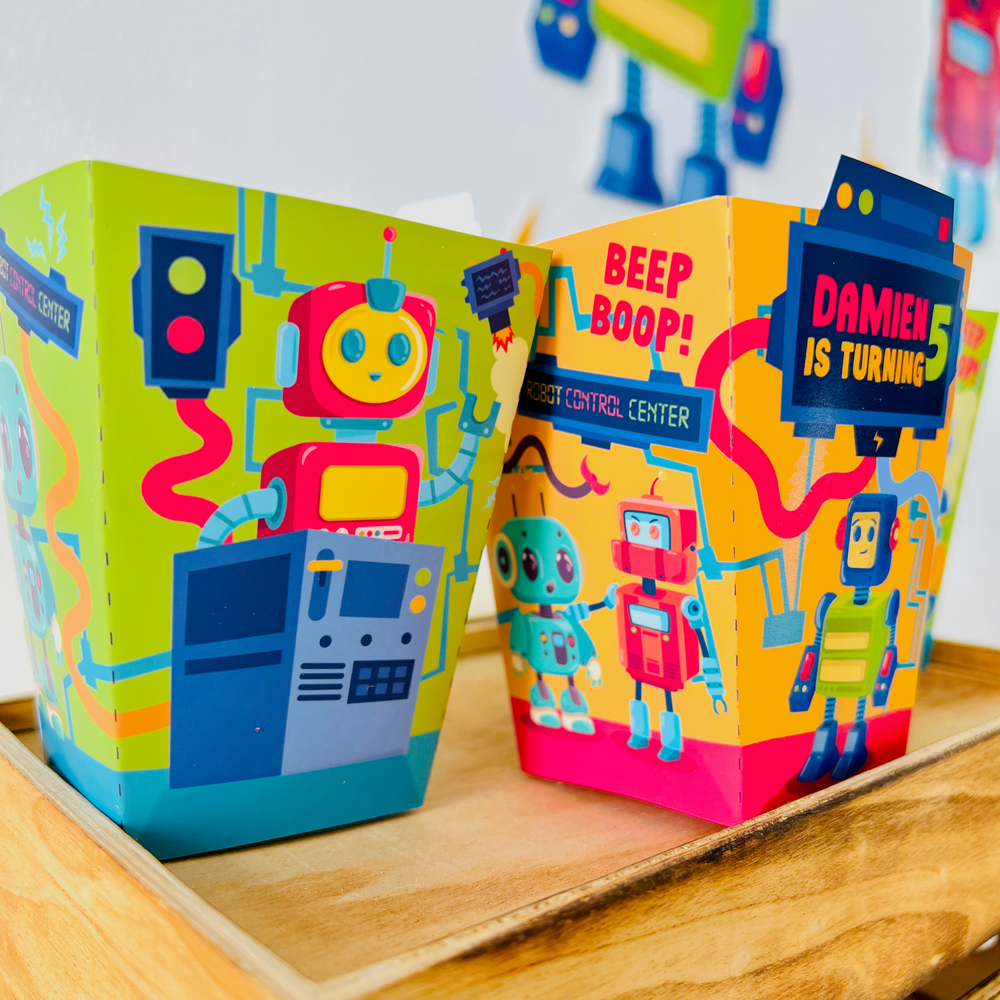 Robots and Science Favor Boxes