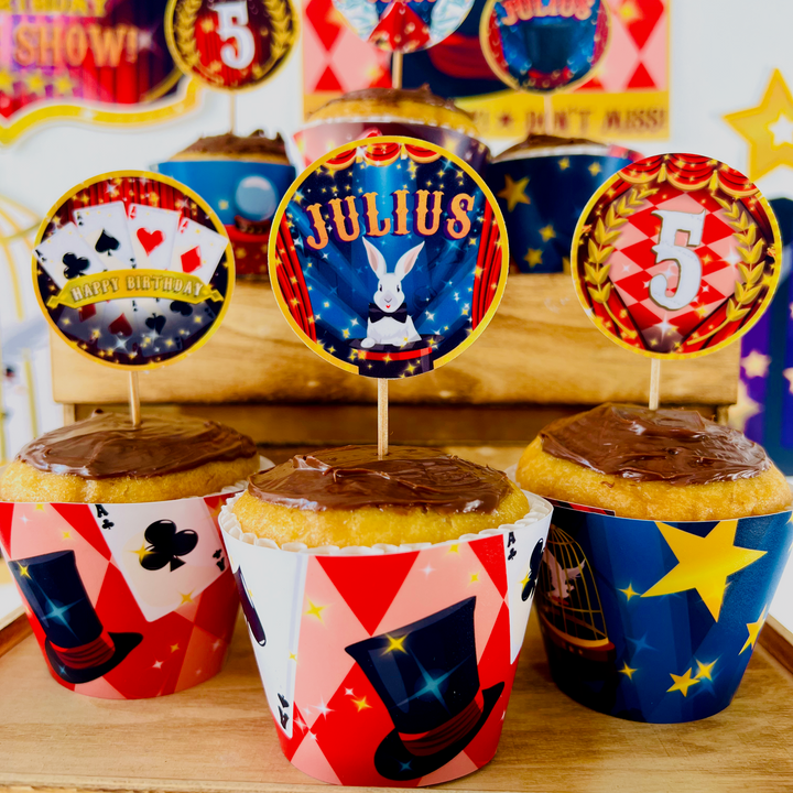 Magic Show Cupcake Toppers