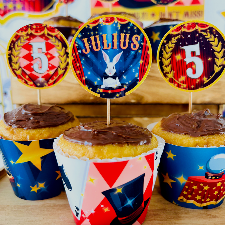 Magic Show Cupcake Toppers