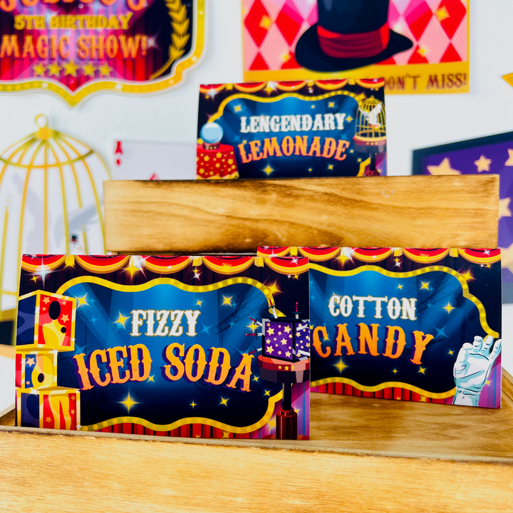 Magic Show Food Labels