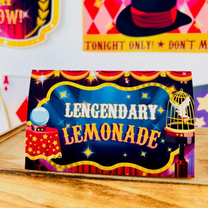 Magic Show Food Labels