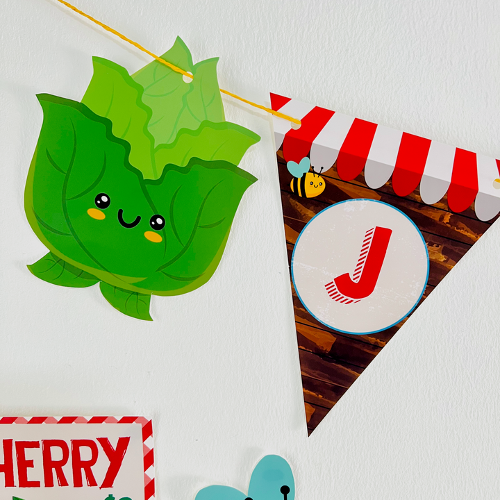 Farmers' Market Birthday Banner