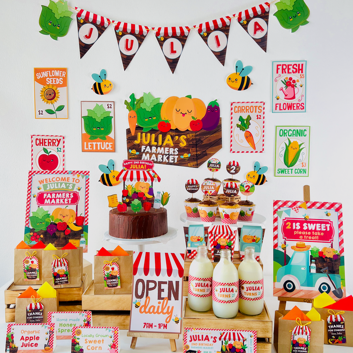 Farmers' Market Party Decorations Kit