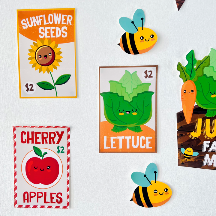 Farmers' Market Party Signs Bundle