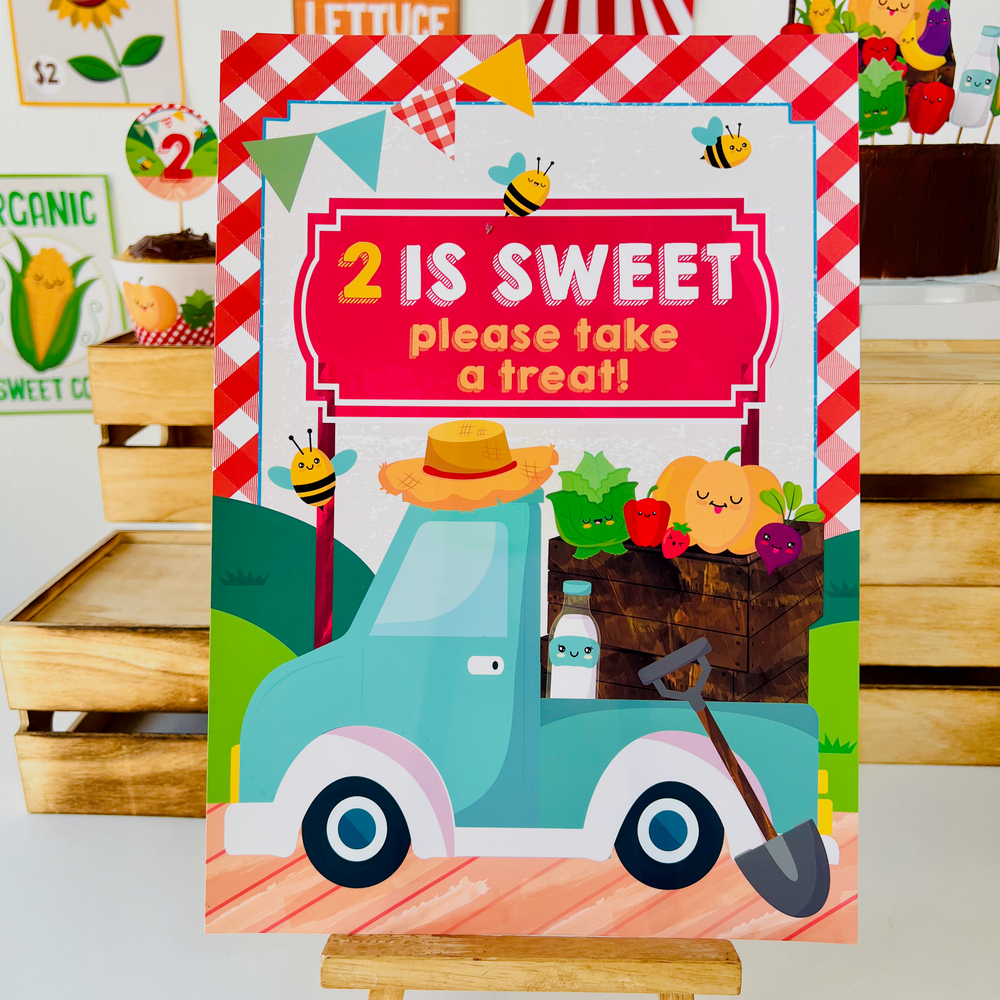 Farmers' Market Treats Sign