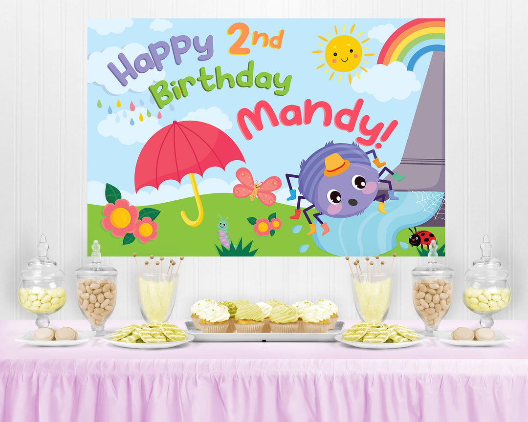 Incy Wincy Spider Backdrop