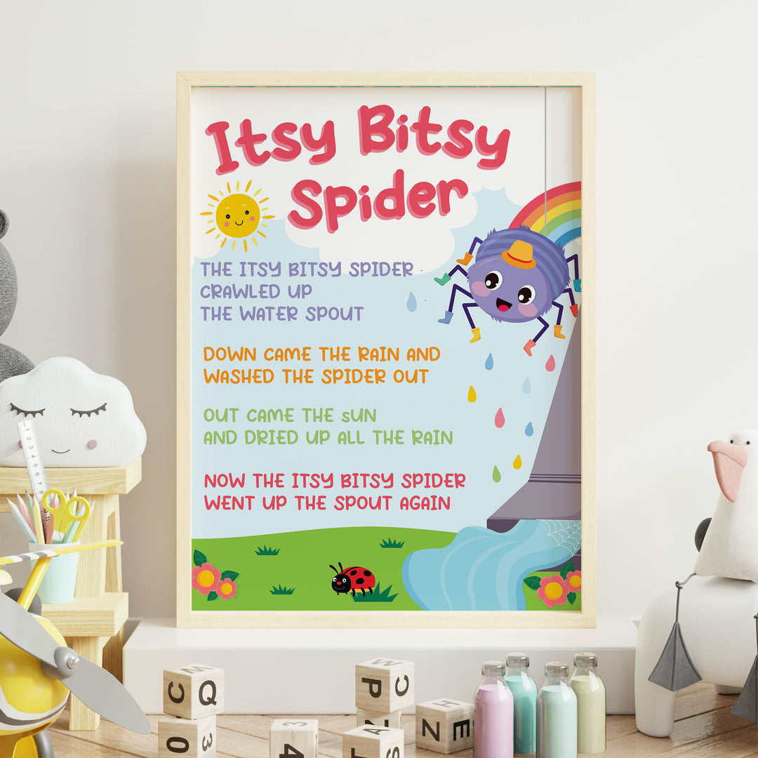 Incy Wincy Spider Lyrics Sign