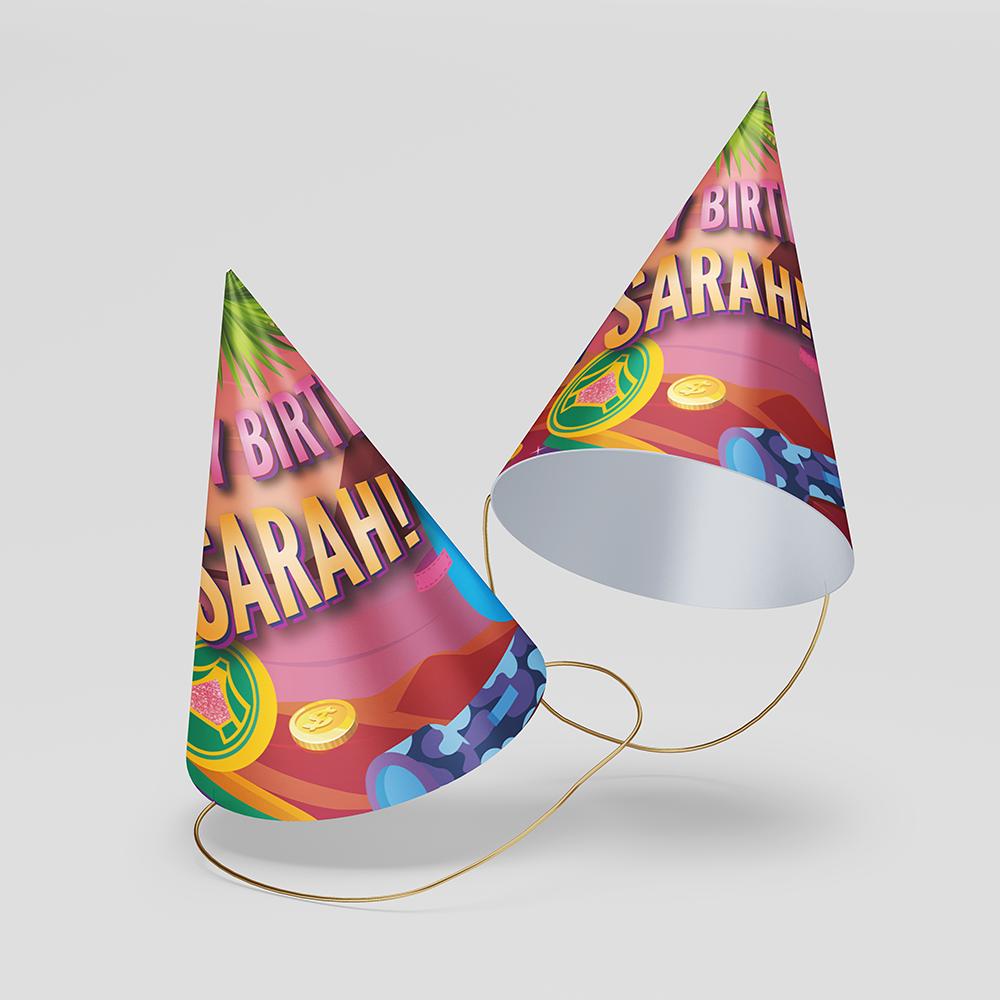 Ridley Jones Party Hats Template