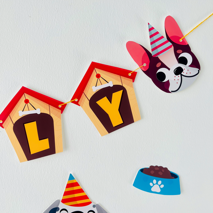 Puppy Dogs Birthday Banner