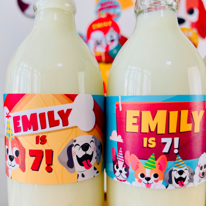 Puppy Dogs Bottle Wrappers
