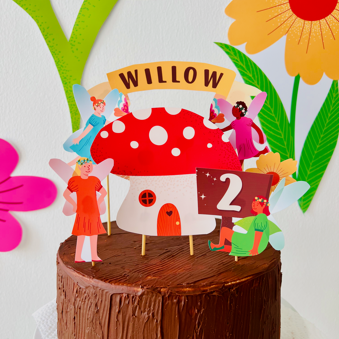 Fairy Garden Cake Topper