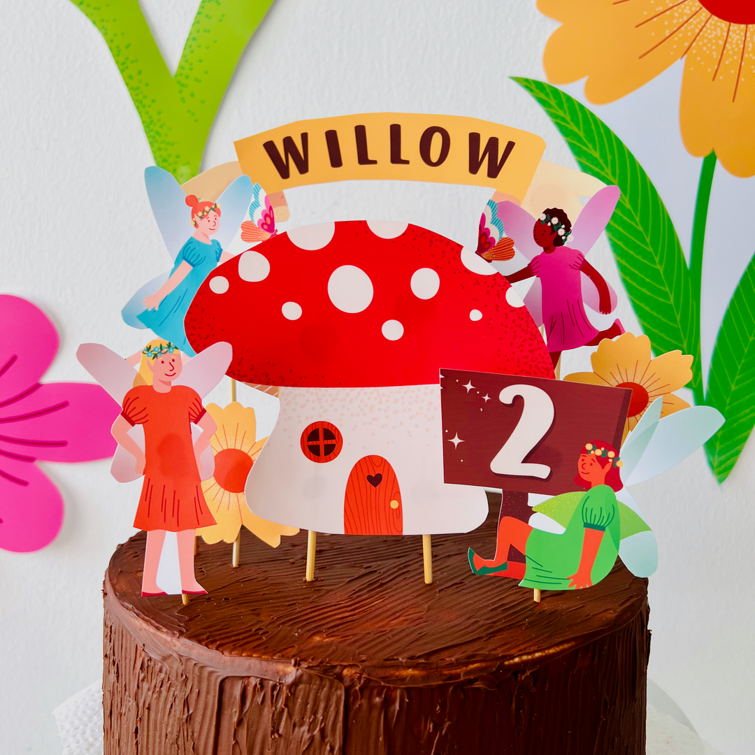 Fairy Garden Cake Topper