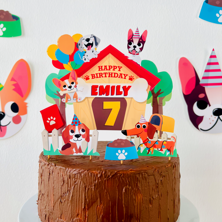 Puppy Dogs Cake Topper