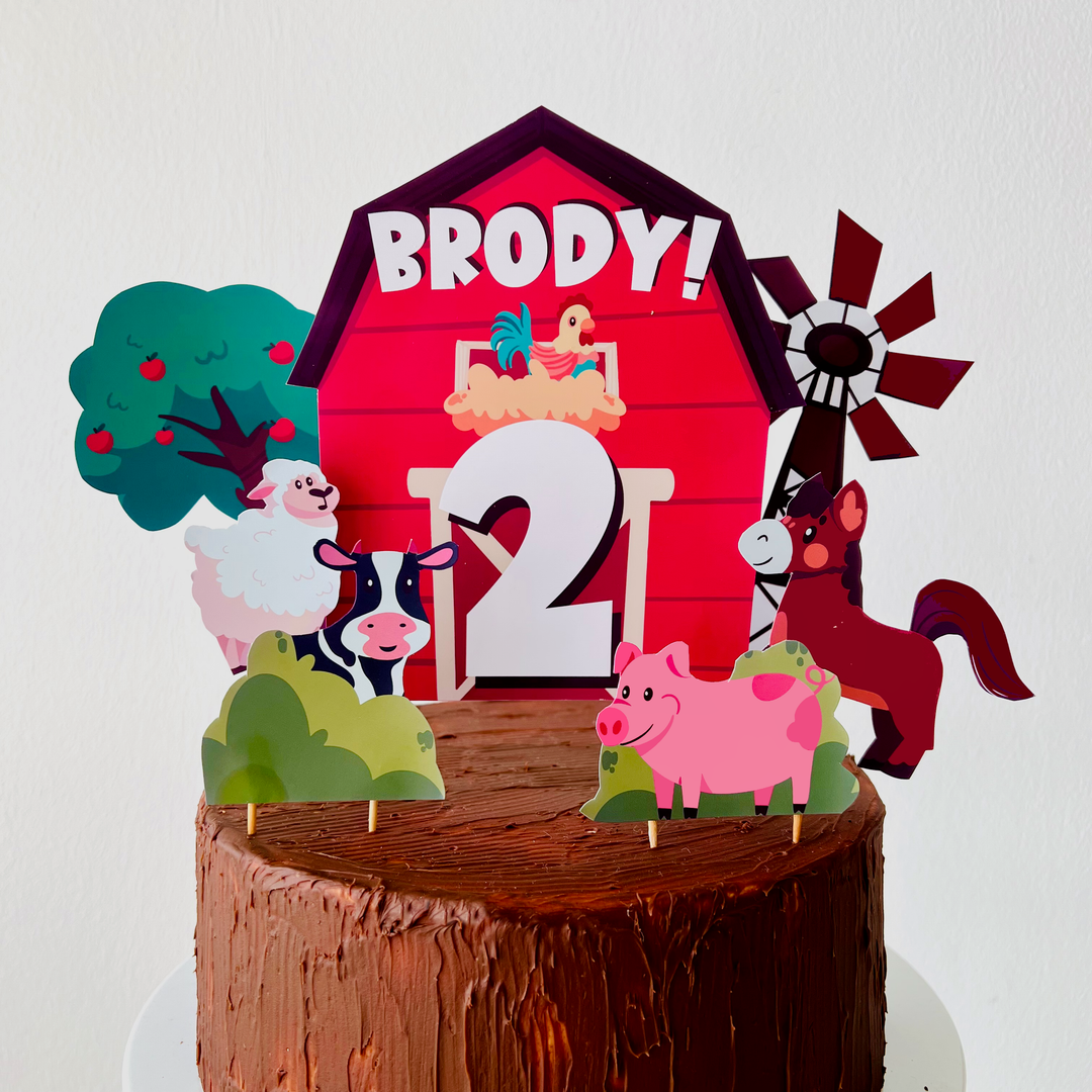 Animal Farm Cake Topper