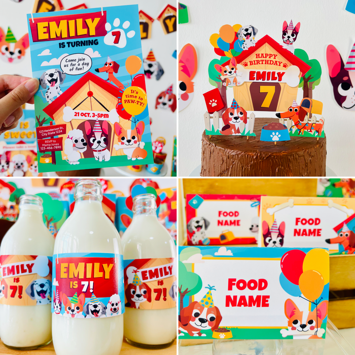 Puppy Dogs Party Decorations Kit