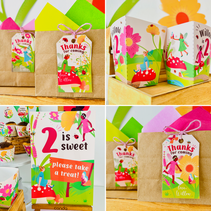 Fairy Garden Party Decorations Kit