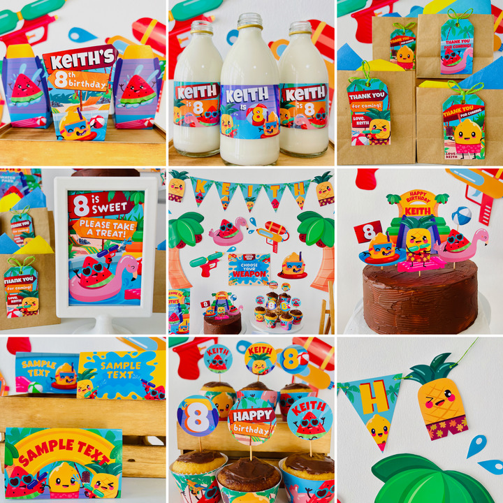 Water Park Party Decorations Kit