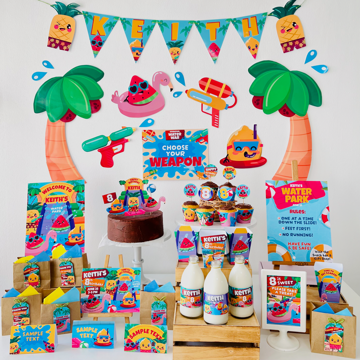 Water Park Party Decorations Kit