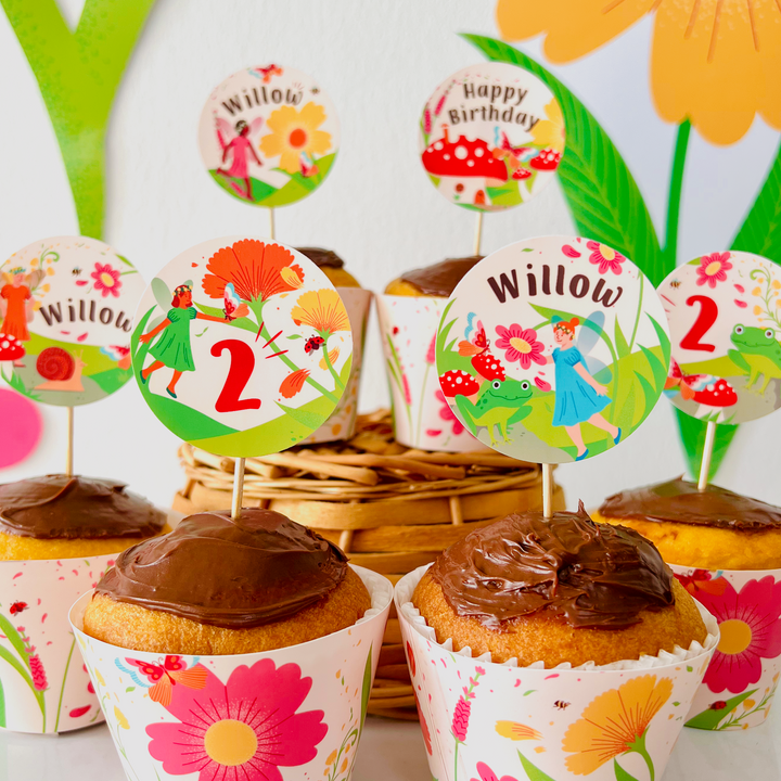 Fairy Garden Cupcake Toppers