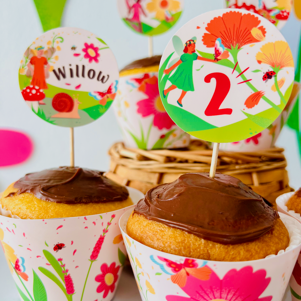 Fairy Garden Cupcake Toppers