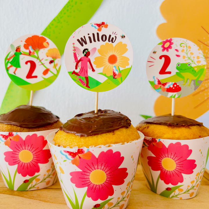 Fairy Garden Cupcake Toppers