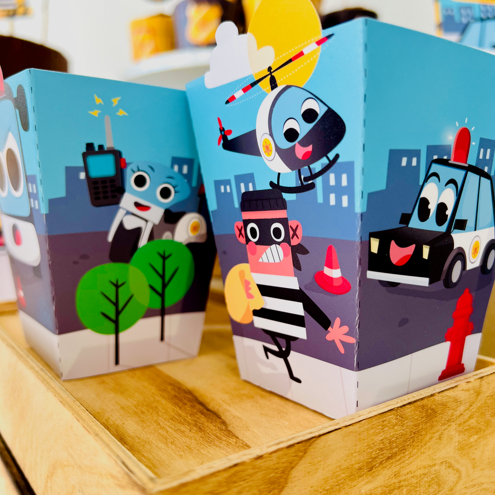 Police Patrol Favor Boxes