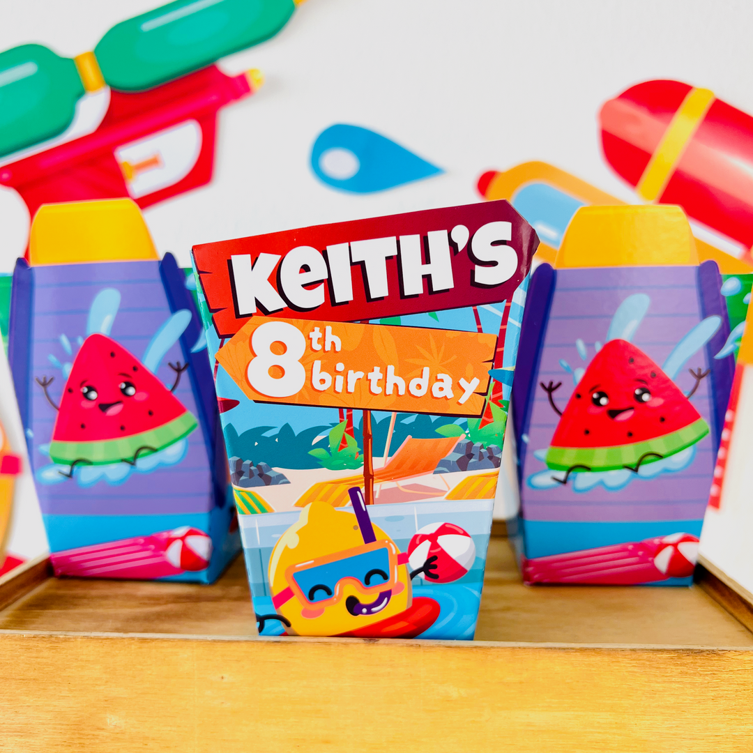Water Park Favor Boxes