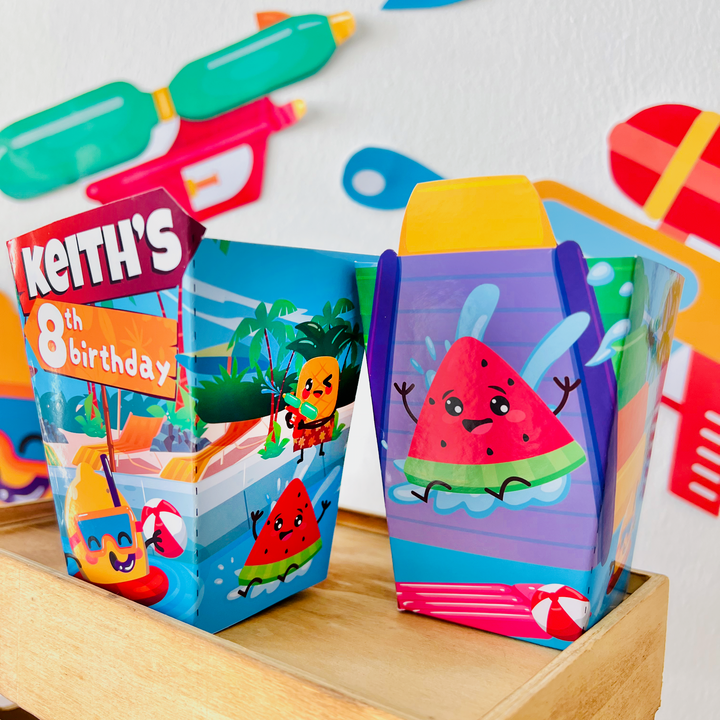 Water Park Favor Boxes