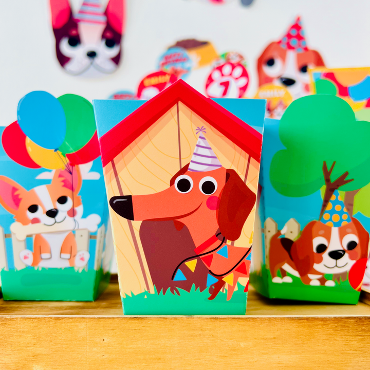 Puppy Dogs Favor Boxes