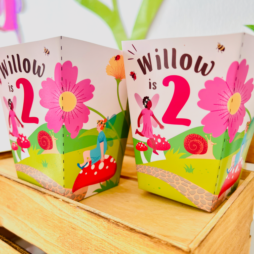 Fairy Garden Favor Boxes