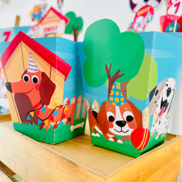Puppy Dogs Favor Boxes