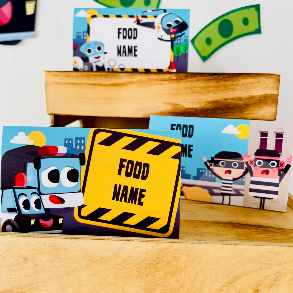 Police Patrol Food Labels