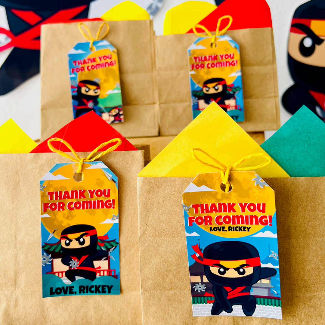 Ninja Gift Tags