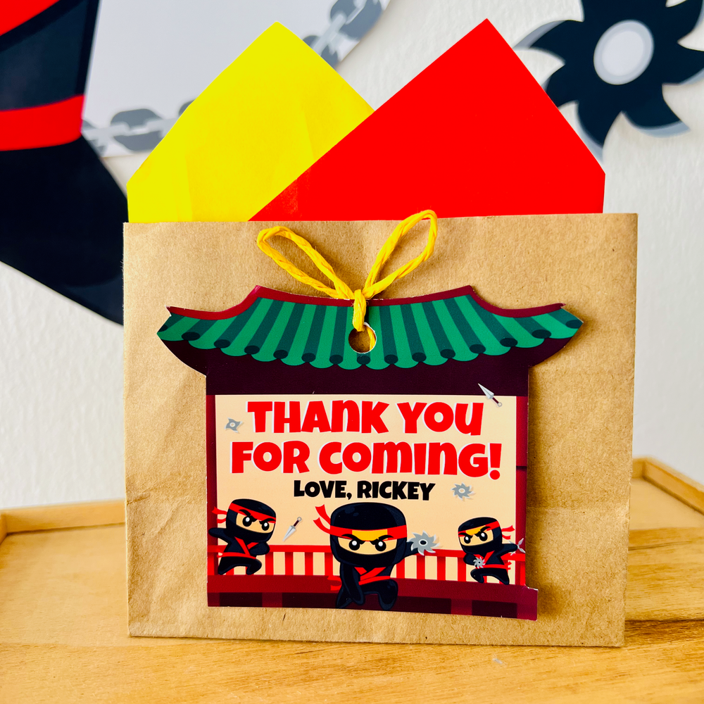 Ninja Castle Gift Tags