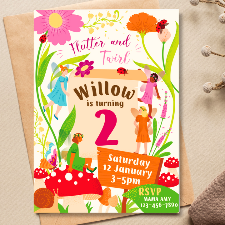 Fairy Garden Invitation