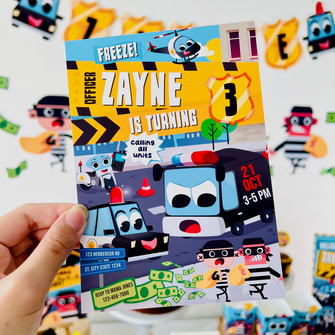 Police Patrol Invitation