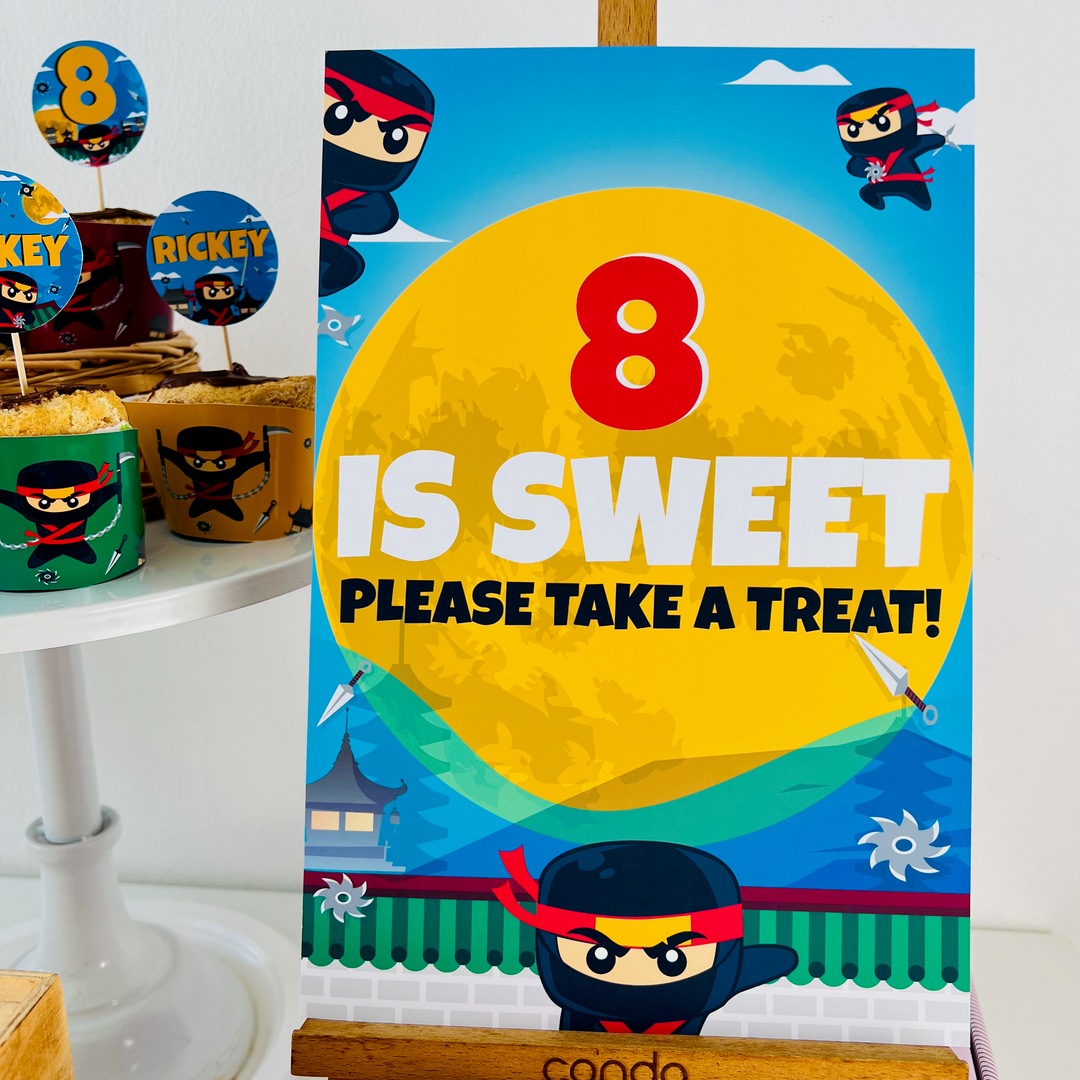 Ninja Treats Sign