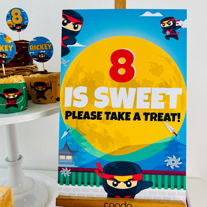 Ninja Treats Sign