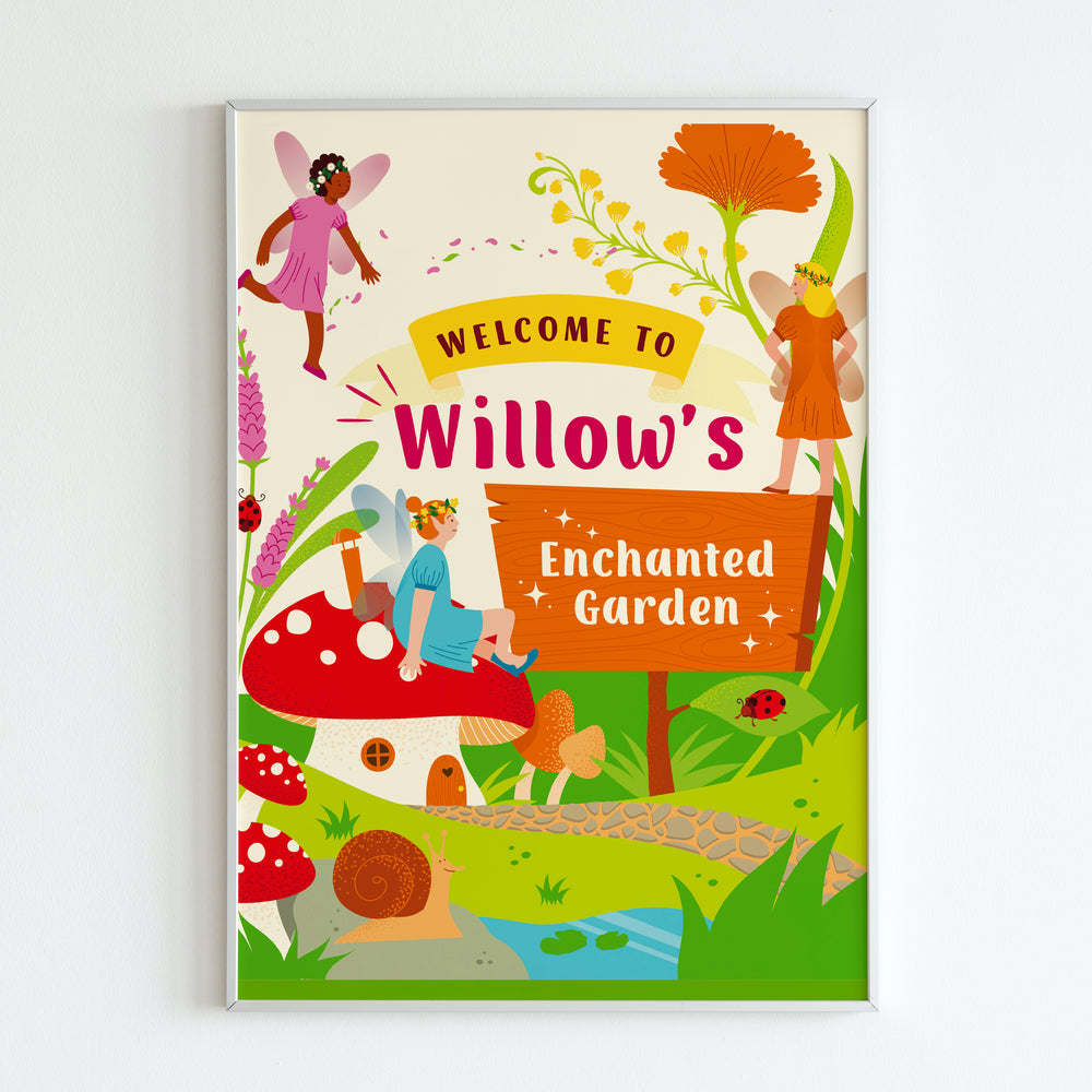 Fairy Garden Welcome Sign